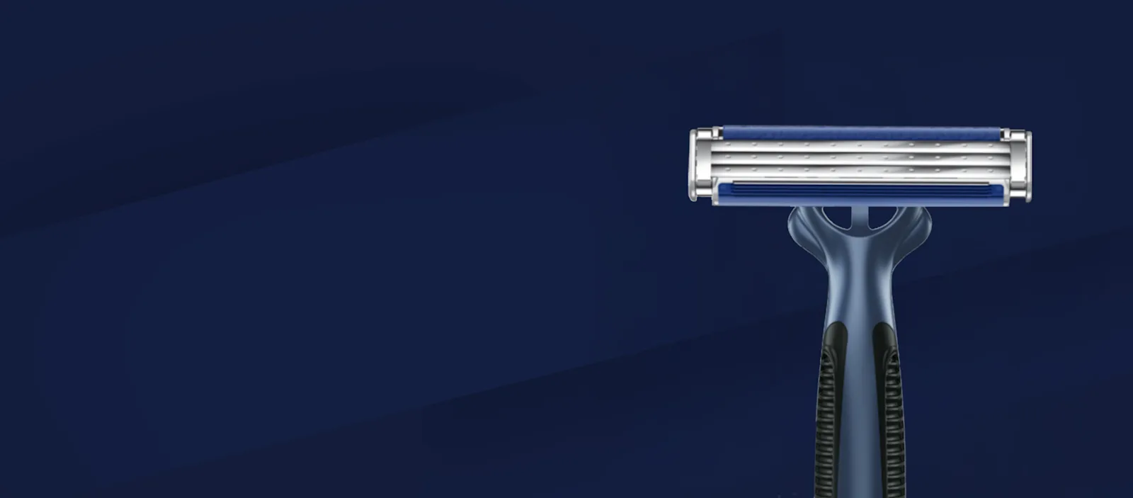 Gillette Blue 3 & Blue II Disposable Razors Family Page Banner