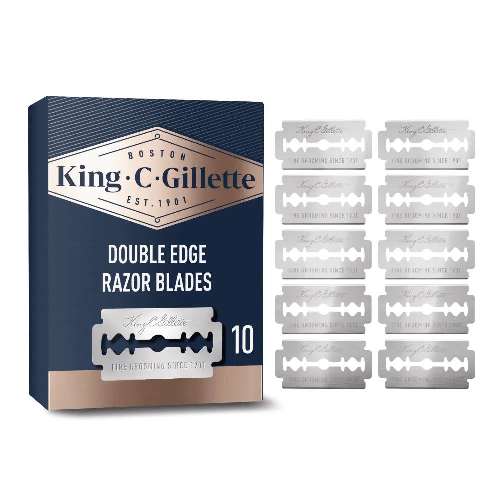 Holicí čepele King C. Gillette Double Edge