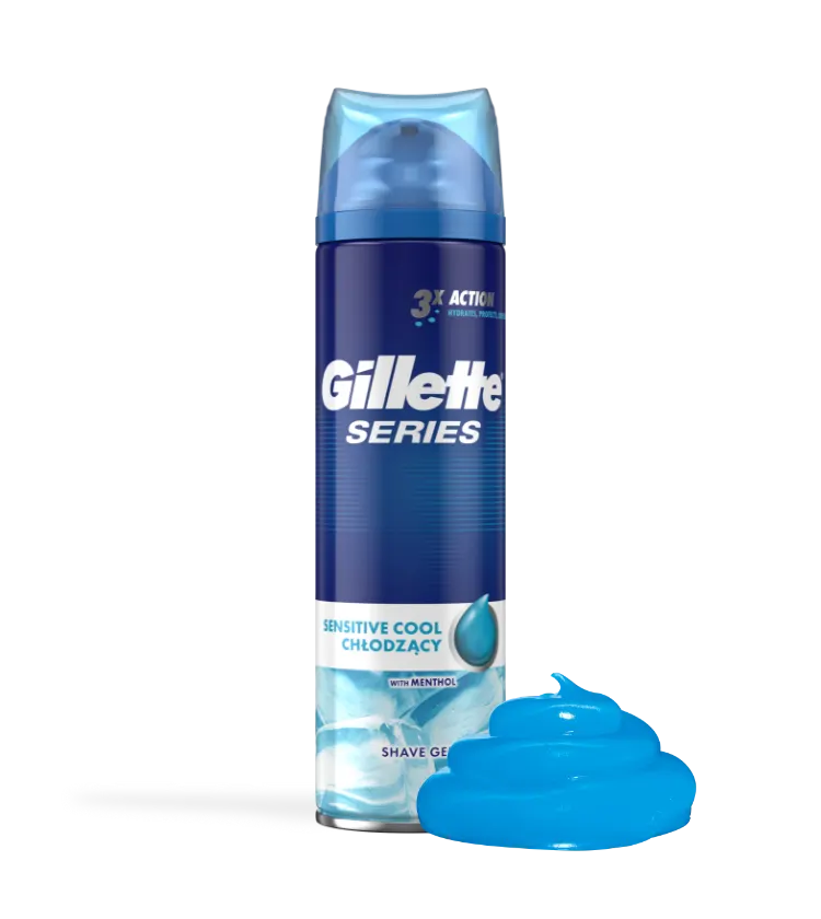  Gel Na Holení Gillette Series Sensitive Cool