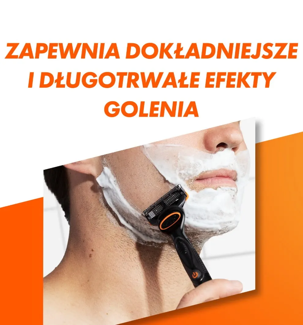 Maszynka do golenia dla mężczyzn Gillette Fusion5 zapewnia dokładne i długotrwałe golenie