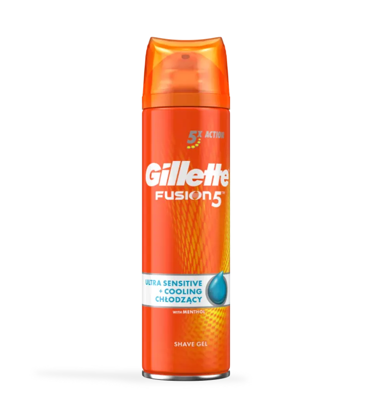 Chłodzący Żel Do Golenia Gillette<sup>&reg;</sup> Fusion5<sup>&trade;</sup> Ultra Sensitive