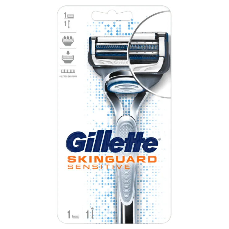 Hassas Ciltli Erkekler İçin Gillette SkinGuard Tıraş Makinesi