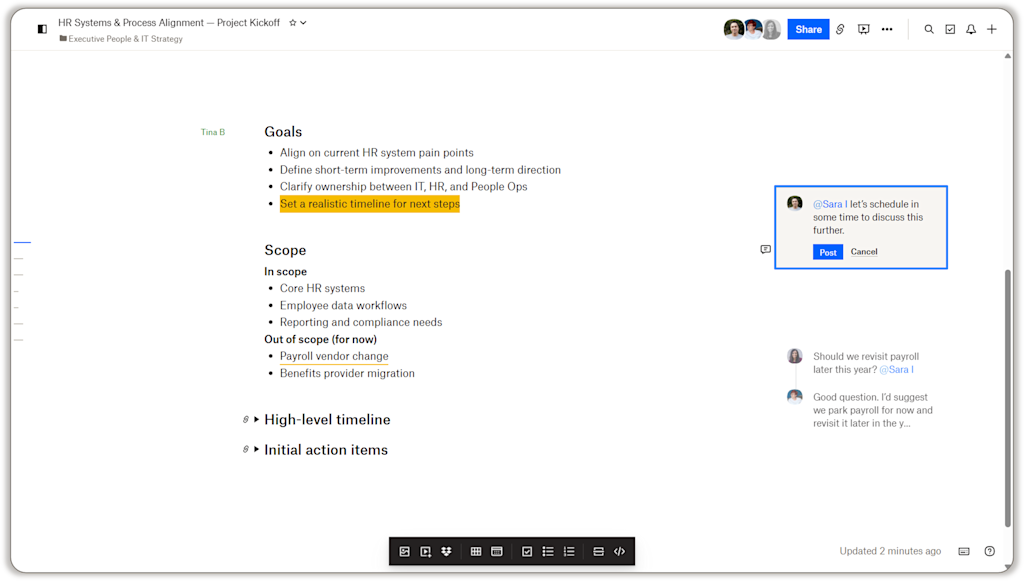 Get started with Dropbox Paper | Dropbox Learn