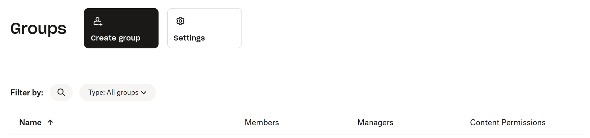 Groups - Navigate the console