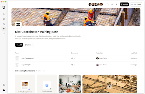 Create and Manage Stacks in Dash for Admins | Dropbox Learn
