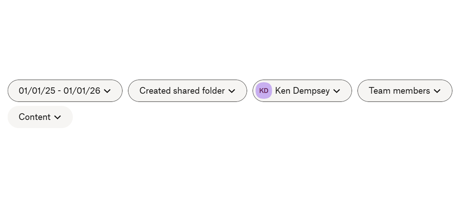 Review shared folder user activity - Create a sample report