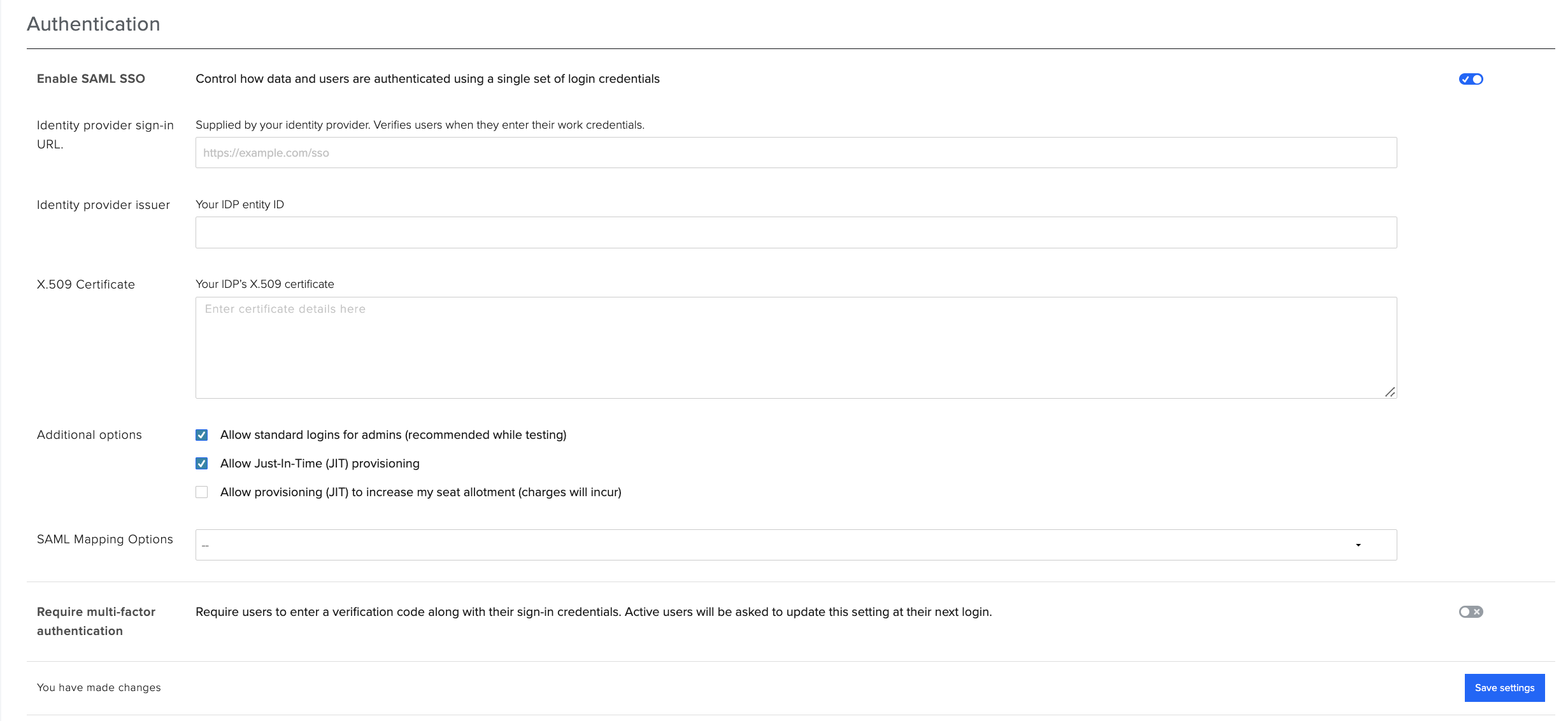 Dropbox Sign - SSO Enablement