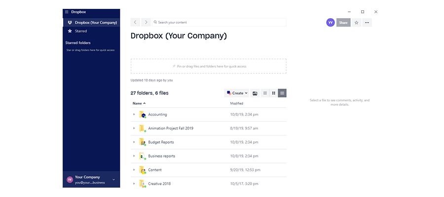 Upload a file with the Dropbox desktop app - Where and how do I save my stuff?