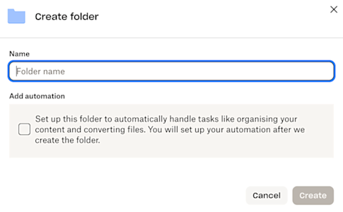 How can Dropbox help my team work together - Name your folder