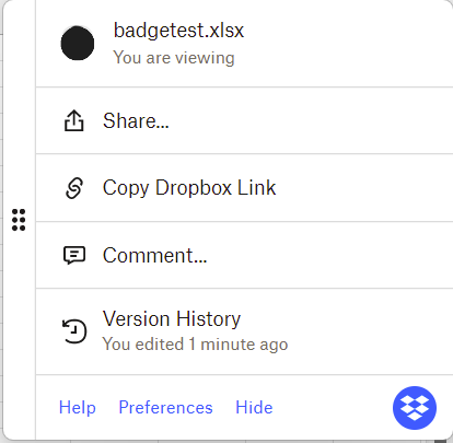 Take quick action with the Dropbox badge - Dropbox business tips & tricks