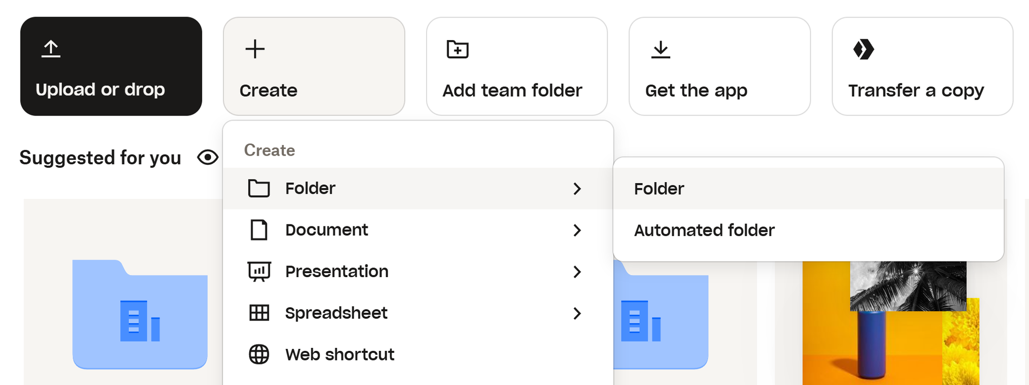How can Dropbox help my team work together - Get started