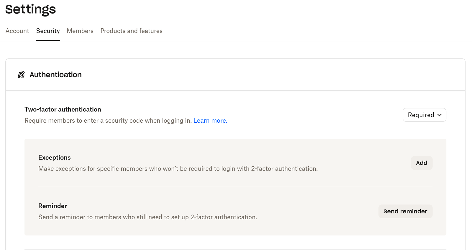 Start at the admin console - Adjusting your security settings