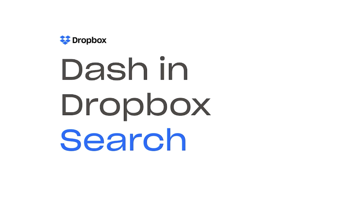 Dash in Dropbox - Search
