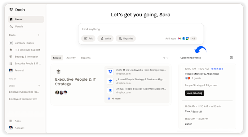How to use Dropbox Dash as a team member | Dropbox learn