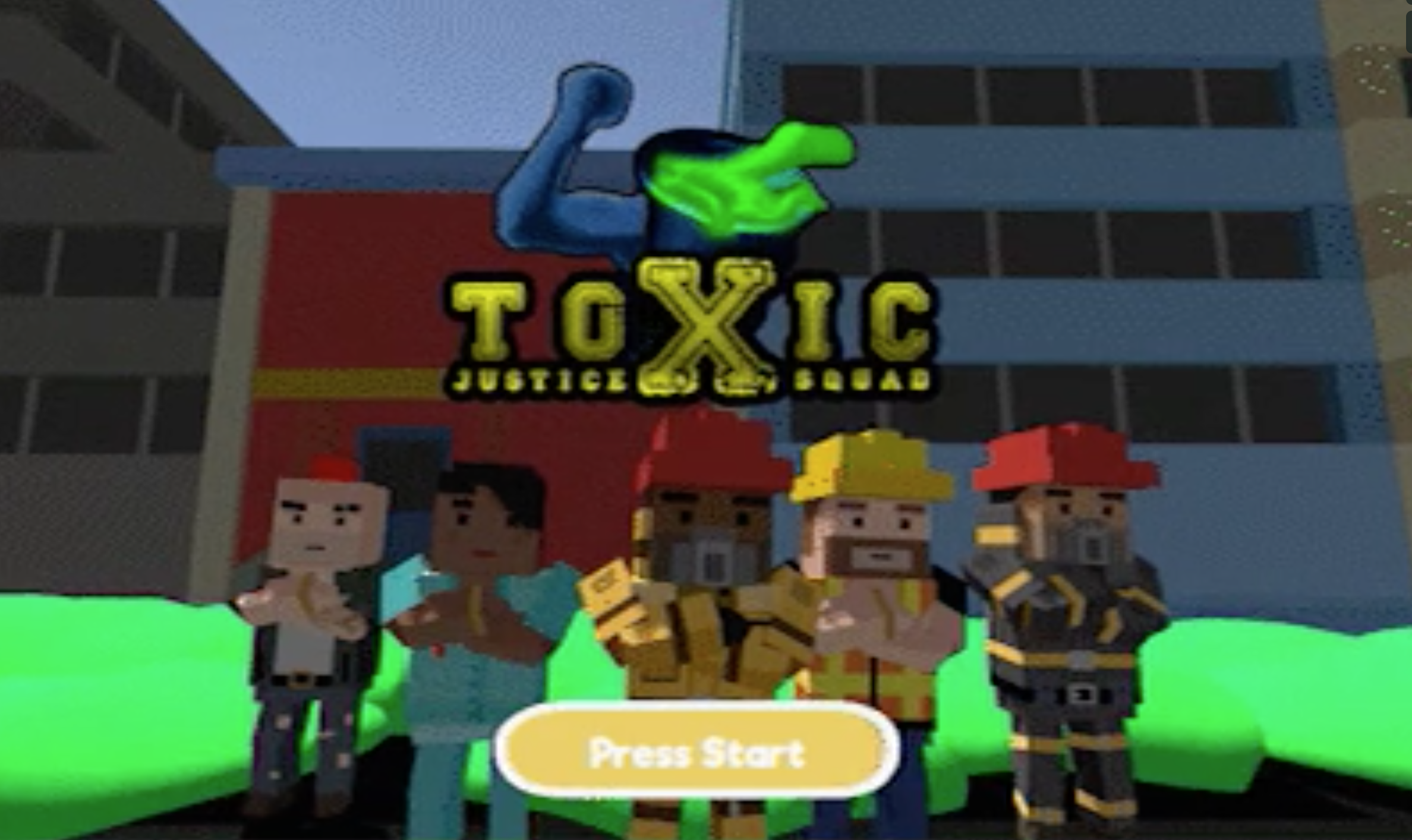 Toxic justice squad home screen