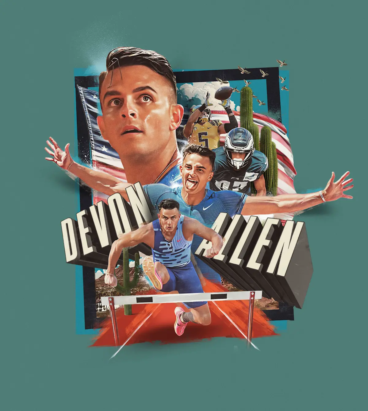 Racer 24 Devon Allen