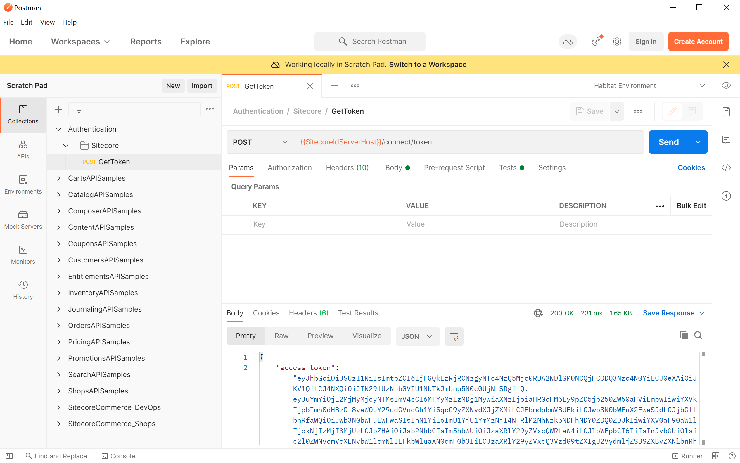 Storefront - Postman を利用してアクセスをする : Haramizu.com