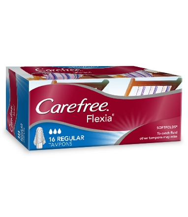 CAREFREE® FLEXIA® Regular Tampons image 2