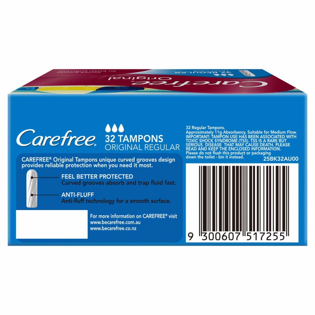 CAREFREE® FLEXIA® Regular Tampons image 3