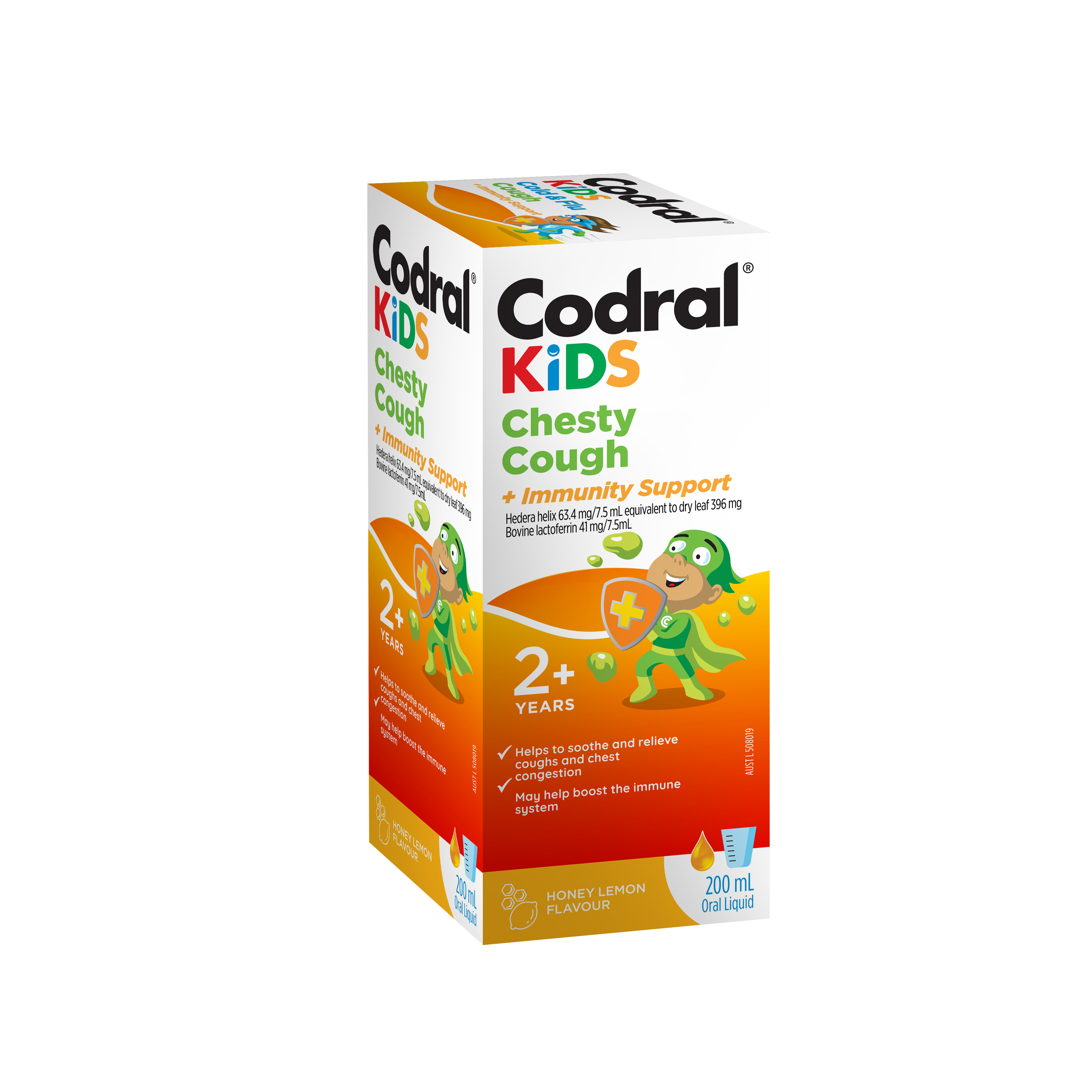COD APAC ANZ 9300607880298 79647515 Codral Kids Chesty Cough + Immunity Support 00015 Codral Kids Chesty Cough + Immunity Support Image-2