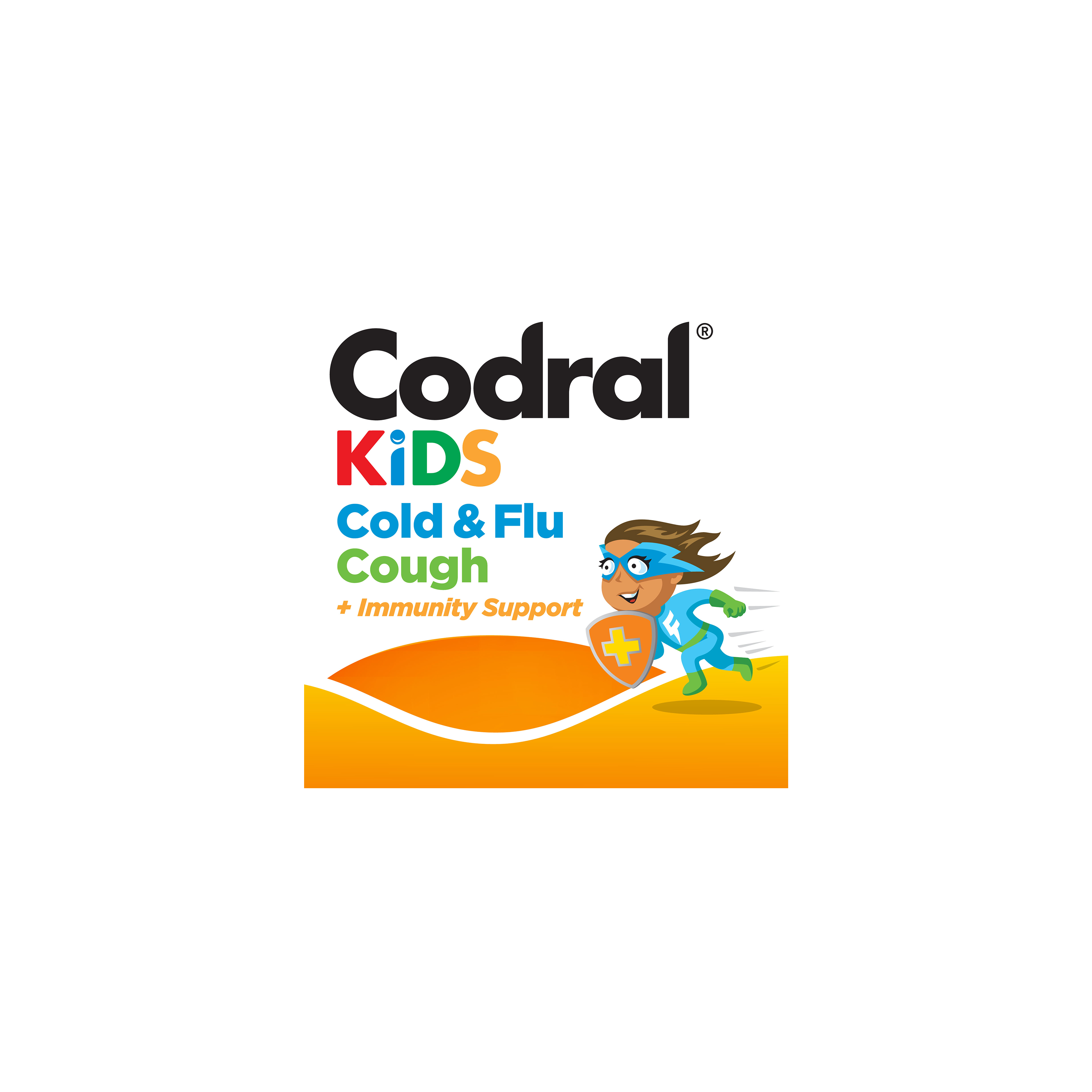 Codral Kids Cold & Flu Cough + Immunity Support 