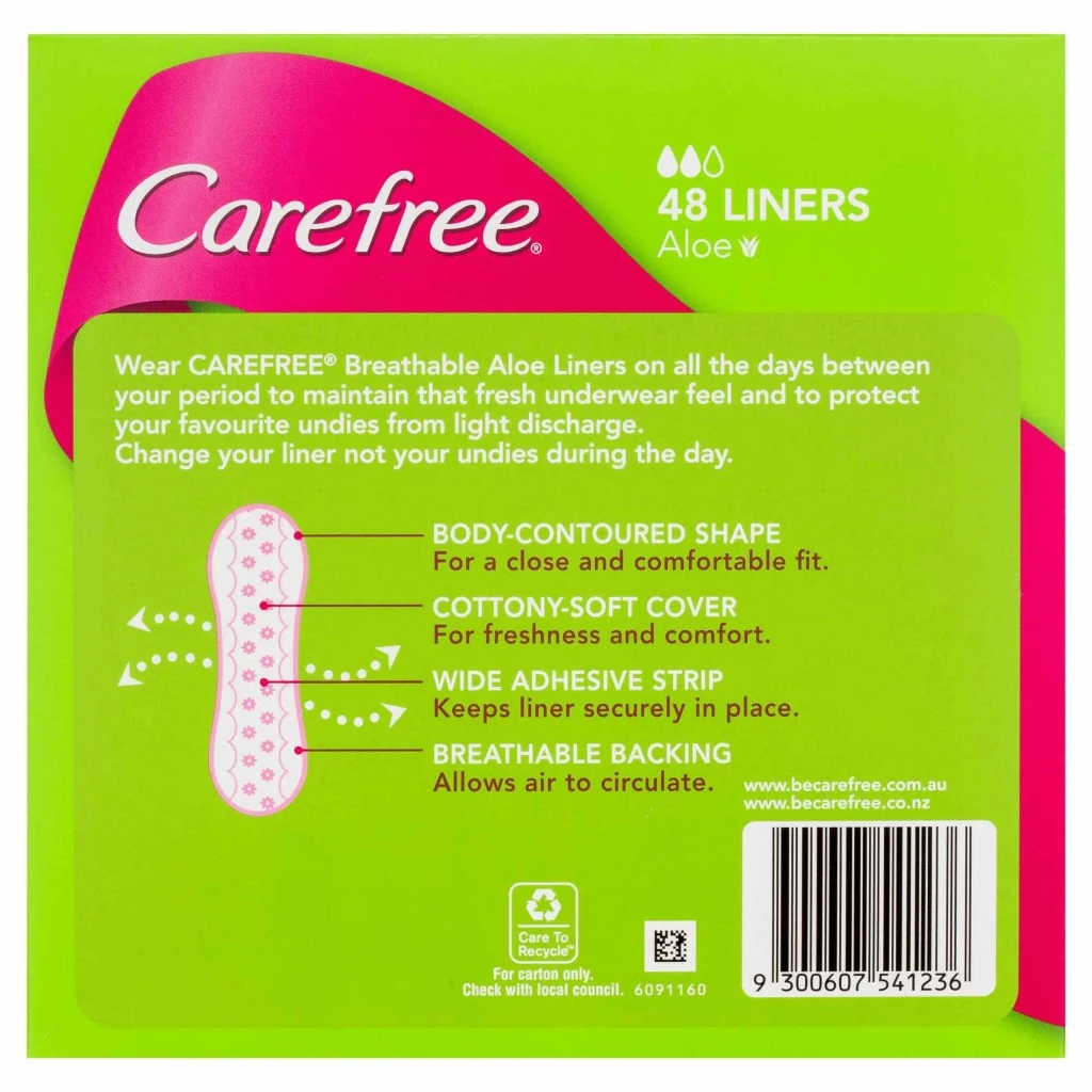 CAREFREE® Breathable Aloe Liners image 2