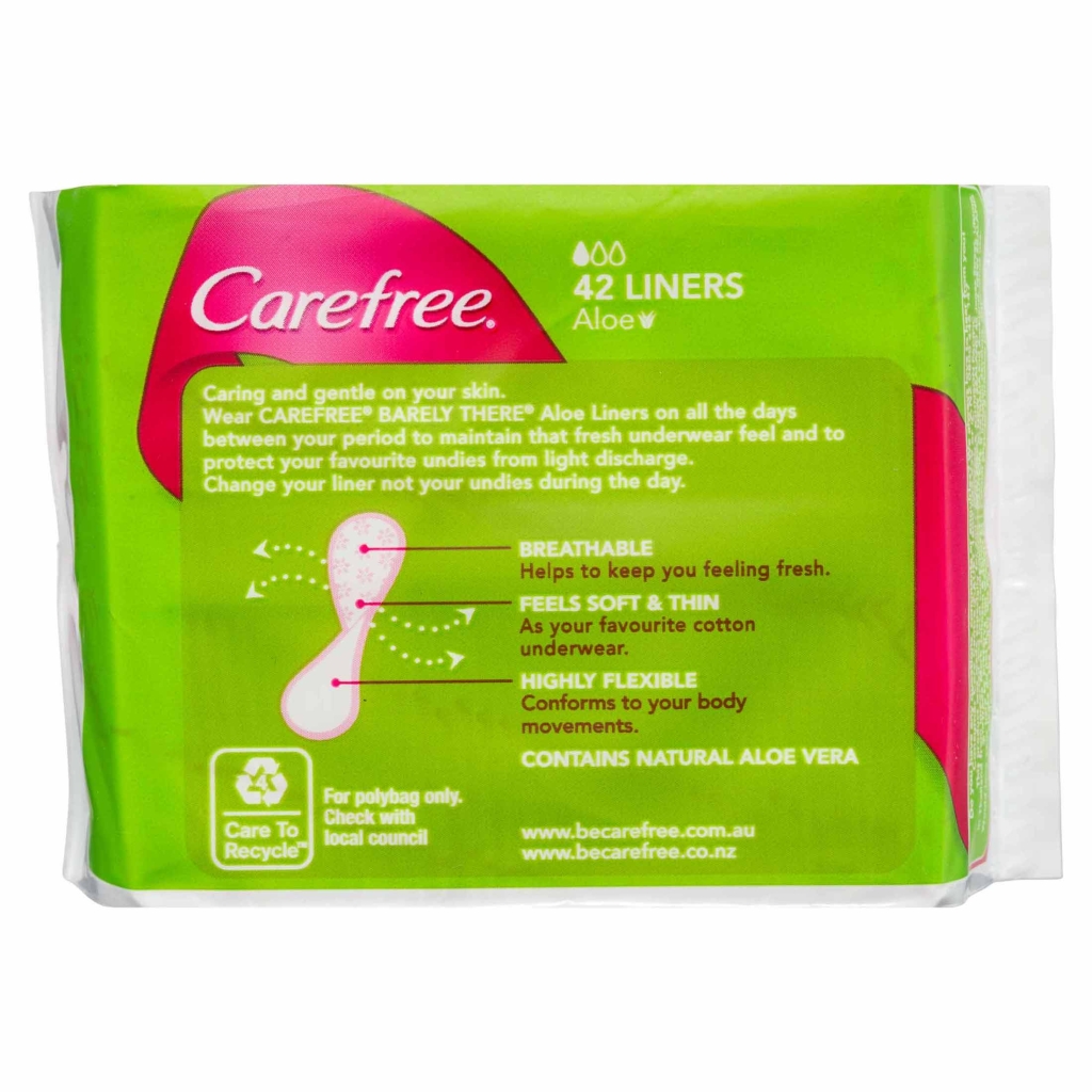 CAREFREE® BARELY THERE® Aloe Liners image 3