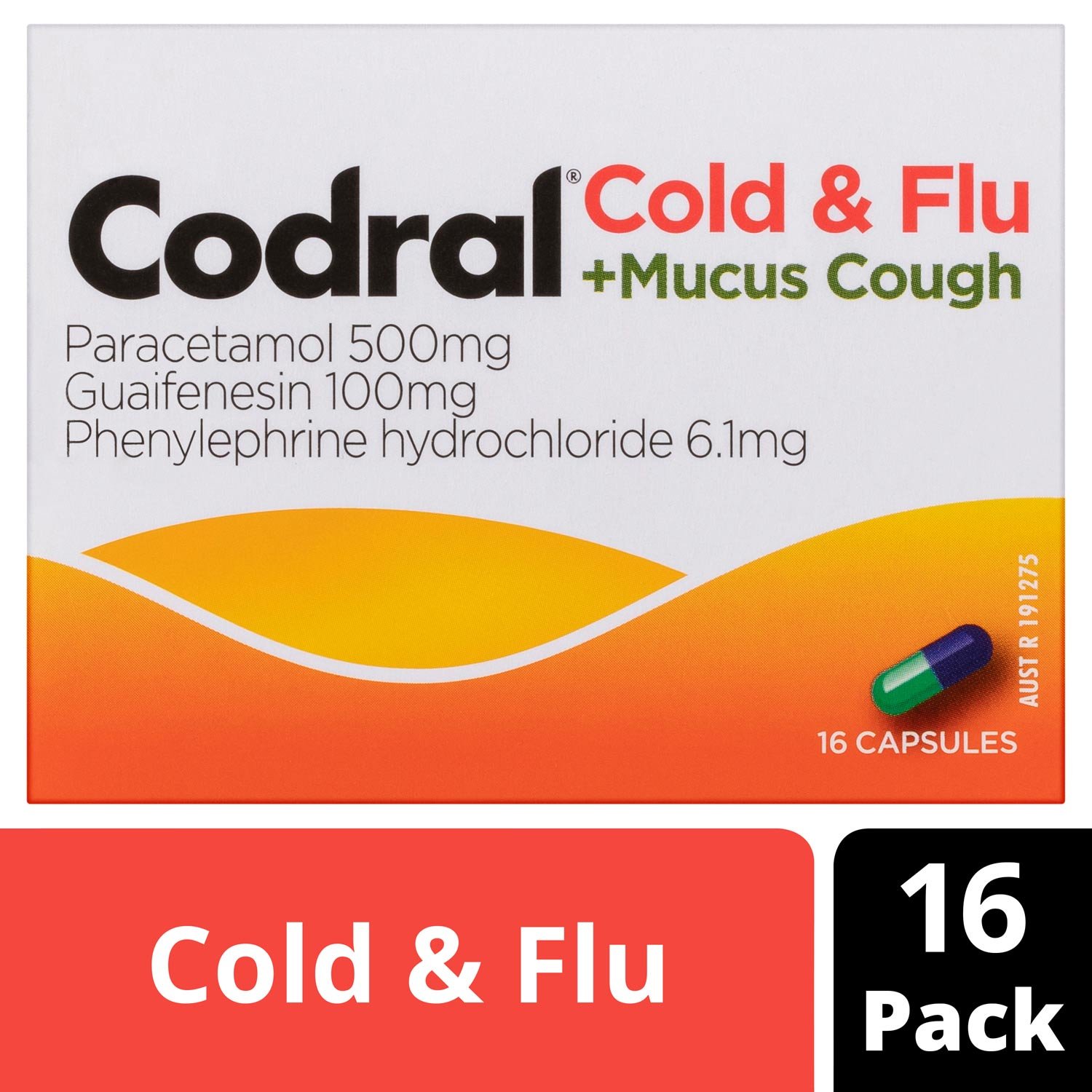 Codral Cold & Flu + Mucus Cough image 8