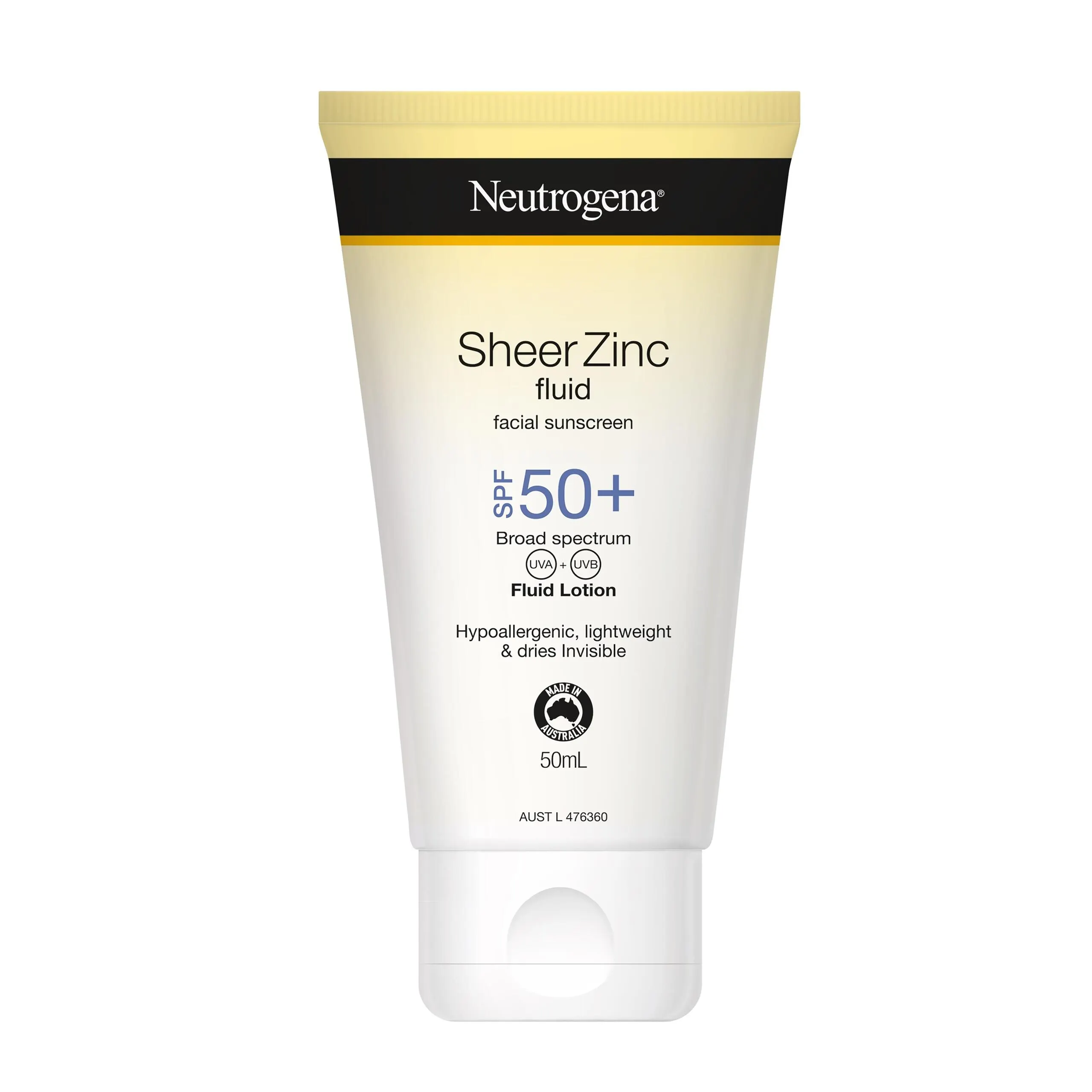 Neutrogena Sheer Zinc Face & Body Lotion Sunscreen SPF50 85ml