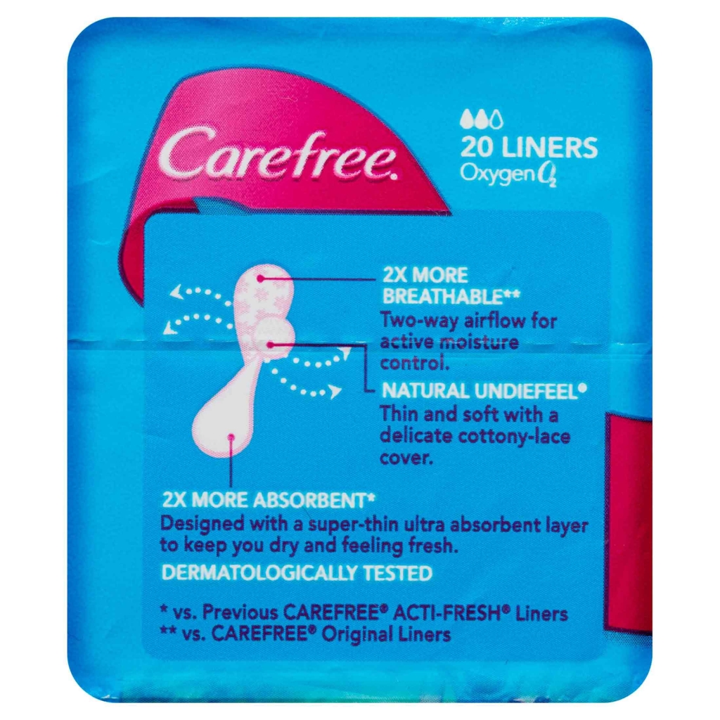 CAREFREE® ACTI-FRESH® Oxygen Liners image 3