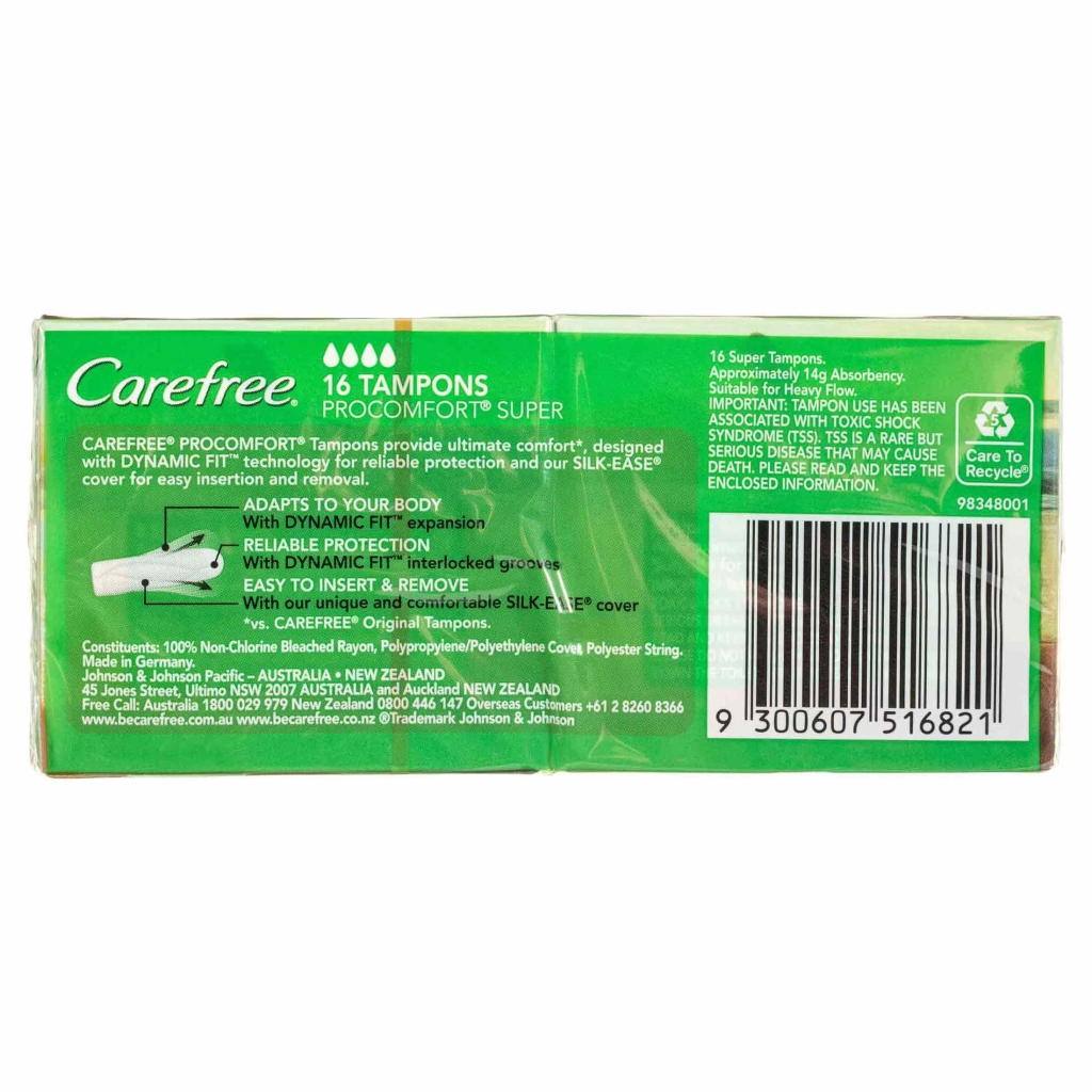 CAREFREE® PROCOMFORT® Super Tampons image 3