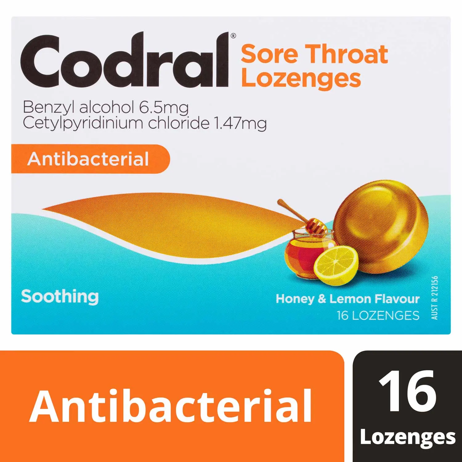 Codral Sore Throat Lozenge Honey & Lemon image 10