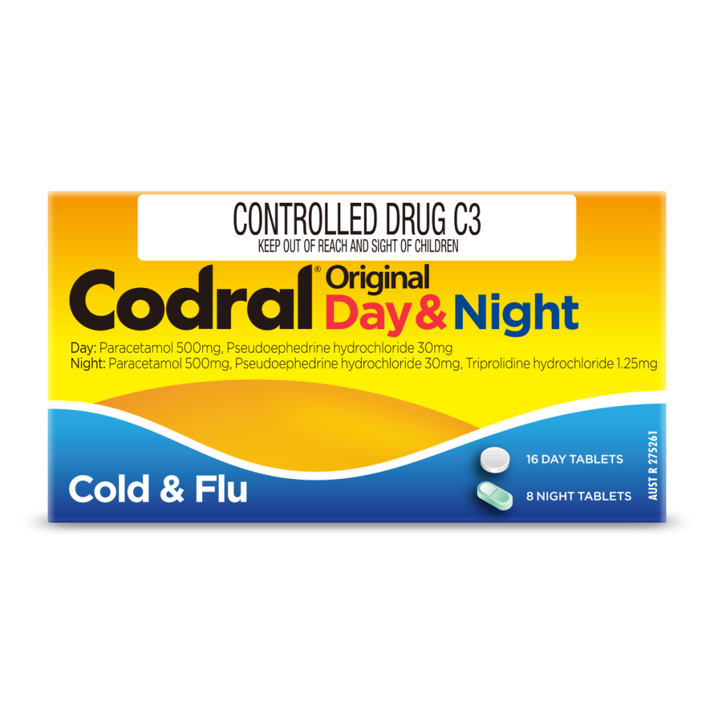 Codral Original Day & Night Tablets 24 Pack PSE image 1