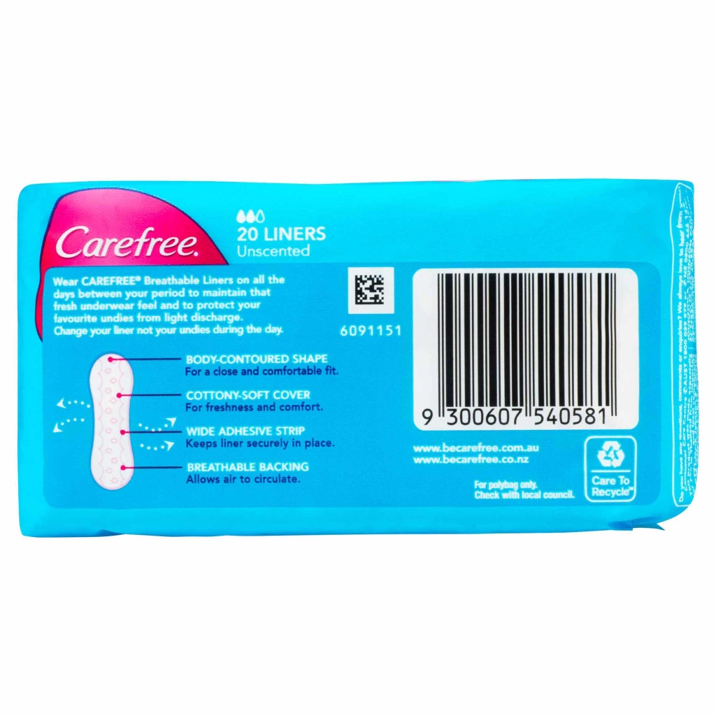 CAREFREE® Breathable Liners image 2