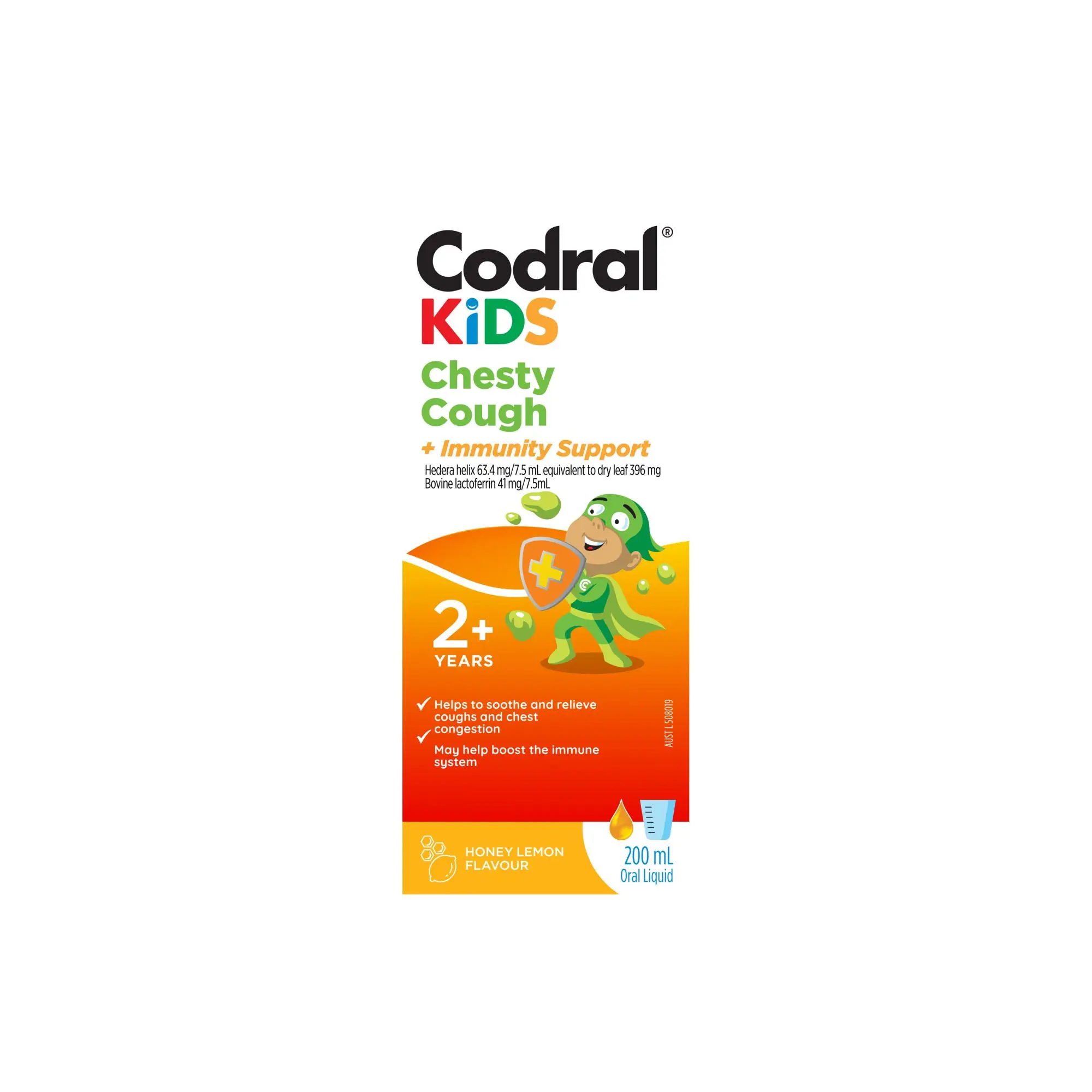 Codral Kids Chesty Cough + Immunity Support   Image-1