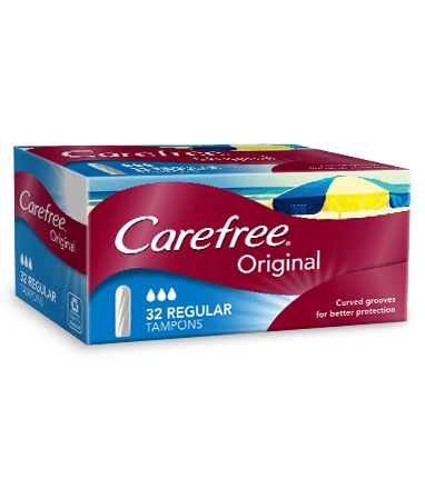 CAREFREE® Original Regular Tampons image 4