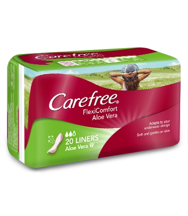 CAREFREE® Flexicomfort® Aloe Vera Liners image 2