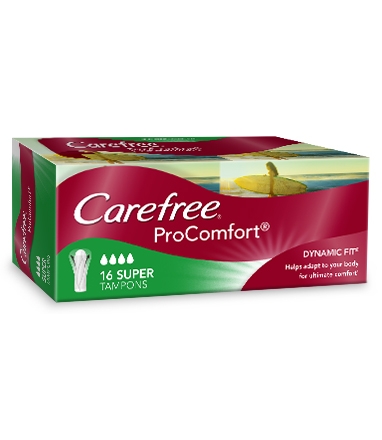 CAREFREE® PROCOMFORT® Super Tampons image 2