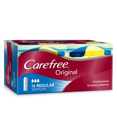 CAREFREE® Original Regular Tampons image 2