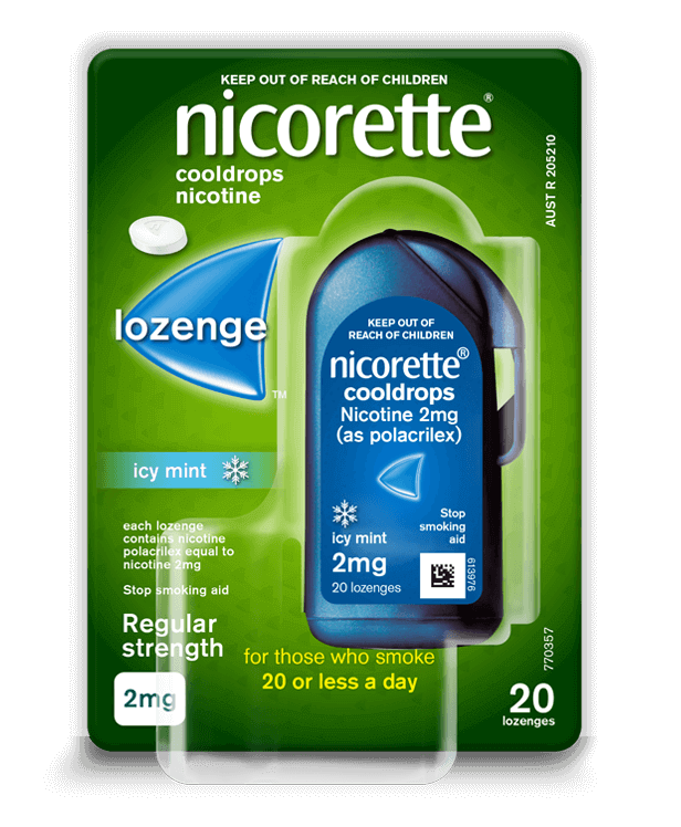 Nicorette lozenges 2mg | Nicorette Cooldrops