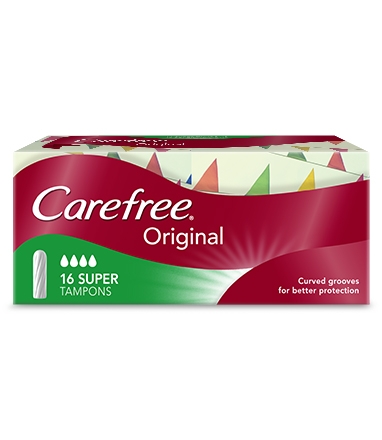 CAREFREE® Original Super Tampons image 1