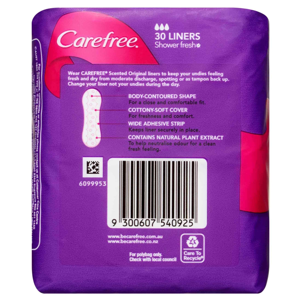 CAREFREE® Original Shower Fresh Liners image 2