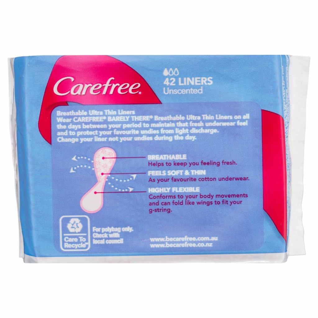 CAREFREE® BARELY THERE® Unscented Liners image 5