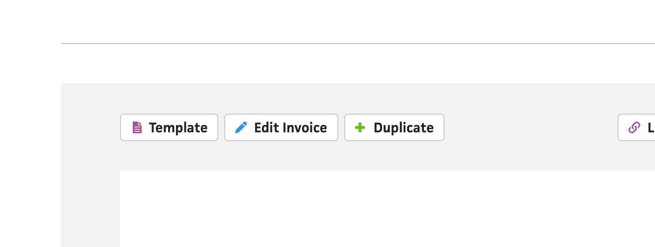 duplicate invoice