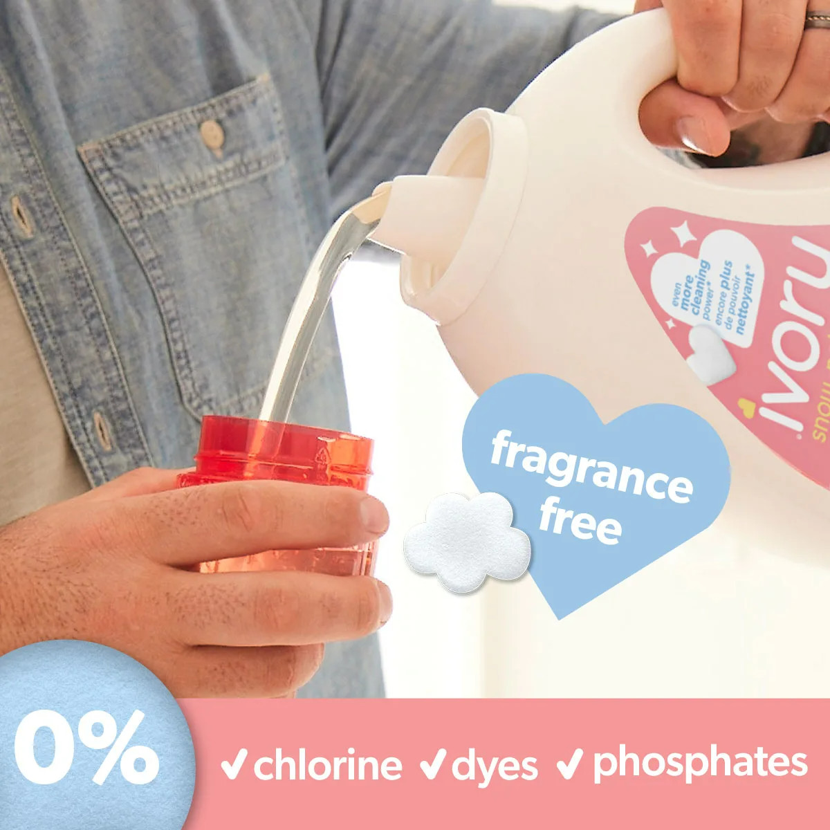 Ivory Snow Fragrance Free Liquid Laundry Detergent Ivory Snow