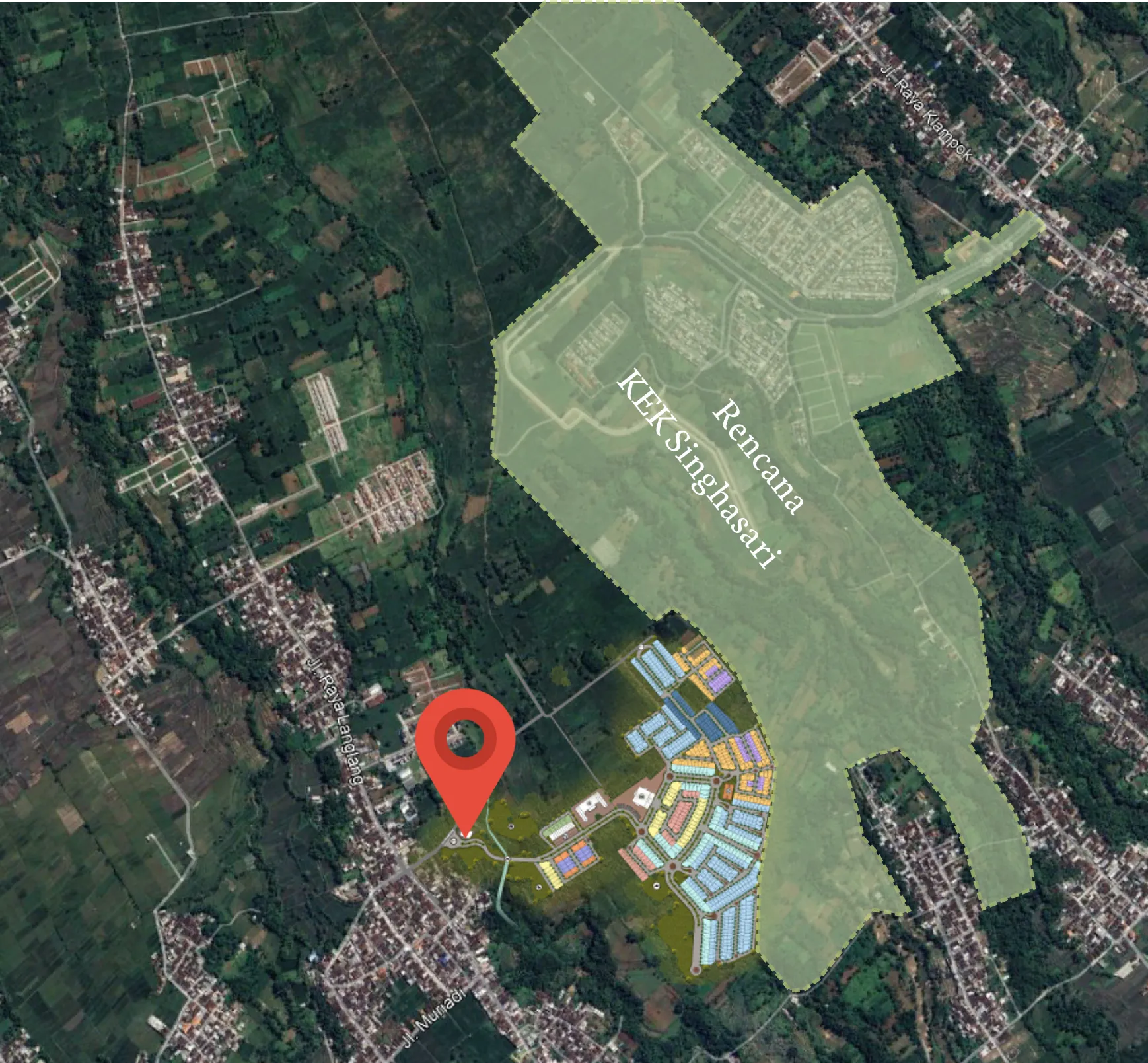 Lokasi KEK Singhasari