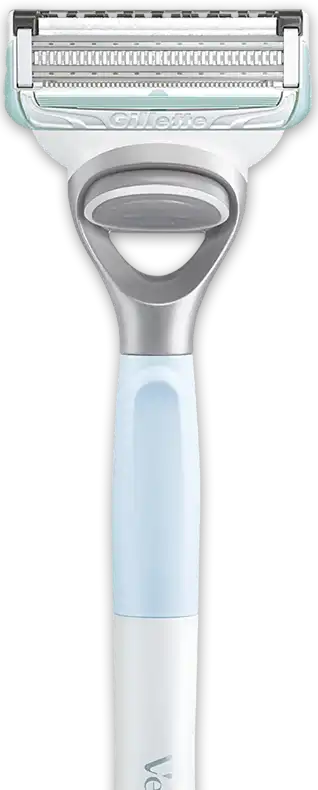 Rasoio per Peli e Pelle Della Zona Intima: Testina piccola Aiuta a raggiungere le aree difficili, Barra di protezione contro le irritazioni e MANICO ERGONOMICO con impugnatura in gomma