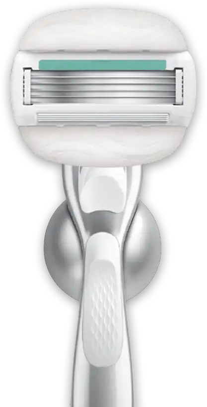 Gillette Venus PRO Comfortglide Sensitive Rasoio: 5 Lamette, Barre con sapone e SkinCushion e Manico ergonomico in metallo