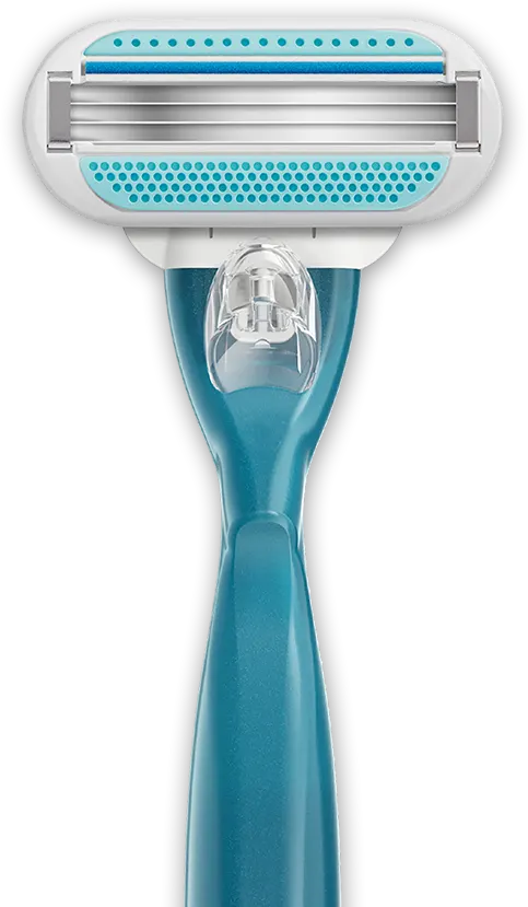 Gillette Venus Smooth Rasoio: 3 Lame, Lubrificazione SkinCushion e Manico ergonomico