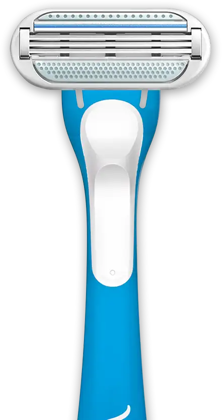 Gillette Venus Oceana Rasoio Usa & Getta: 3 lame flessibili, Striscia lubrificante per un'incredibile scorrevolezza, Manico Softgrip e Design ispirato al mare